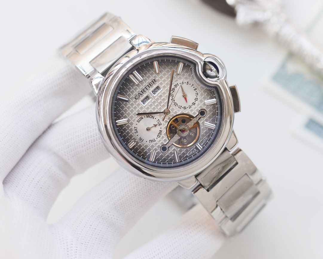 Cartier Silver Dial Bracelet Watch
