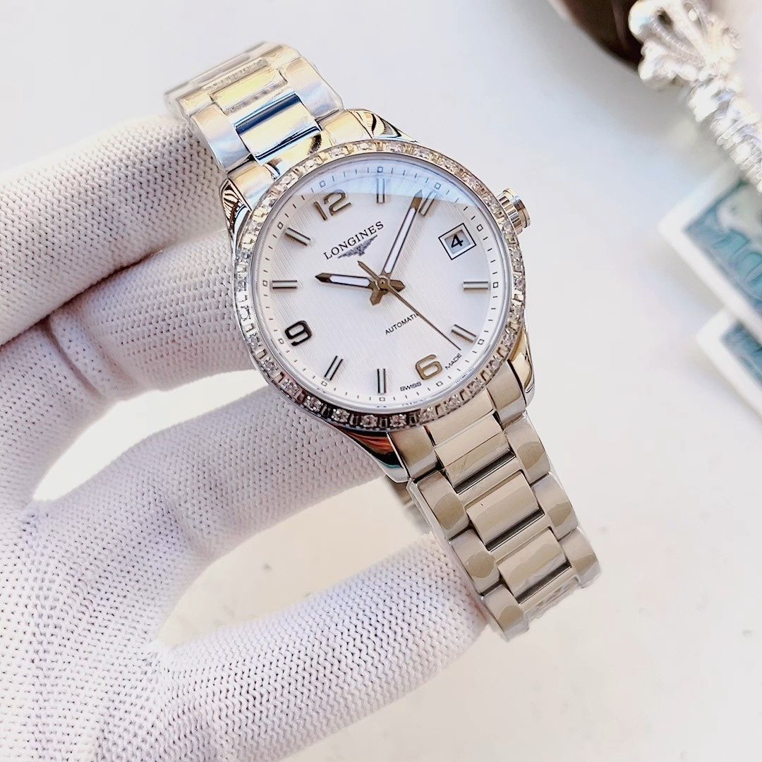 Longines Two-Tone White Dial Watch