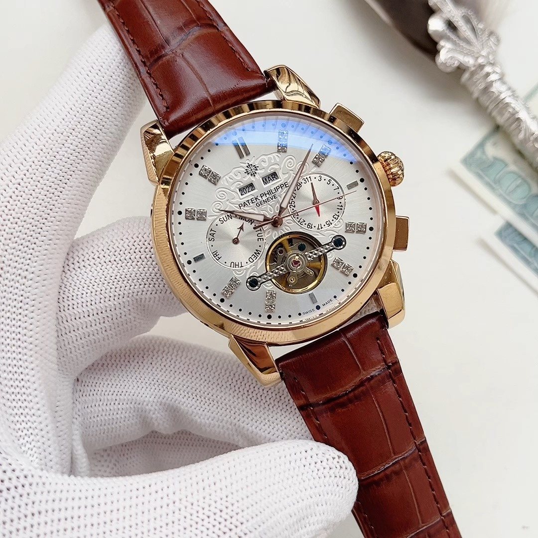 Patek Philippe Brown Leather Watch