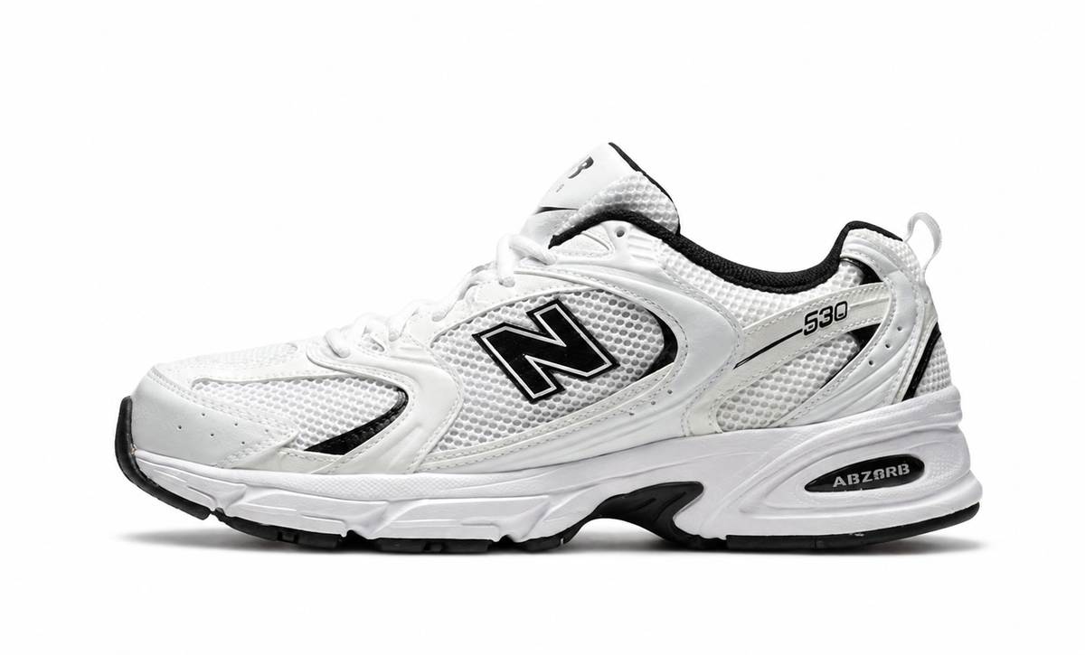 New Balance 530 White Black Details