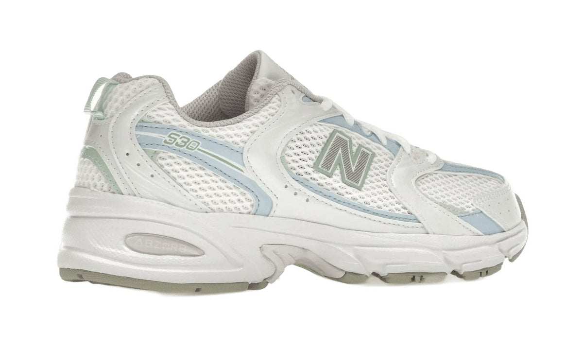 New Balance 530 White Light Chrome Blue Clay Ash