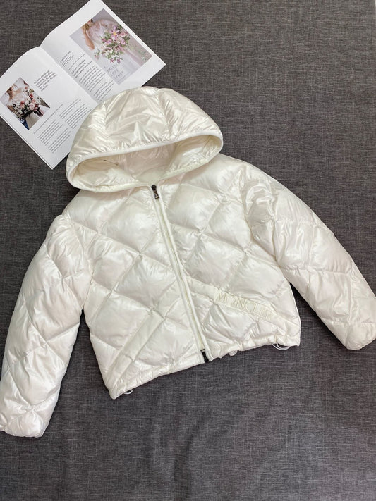Moncler Women's Hooded Diamond-Quilt Puffer Coat