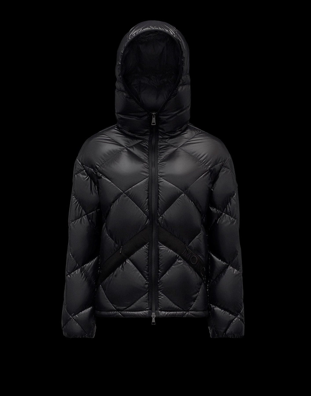 Moncler Women's Hooded Diamond-Quilt Puffer Coat