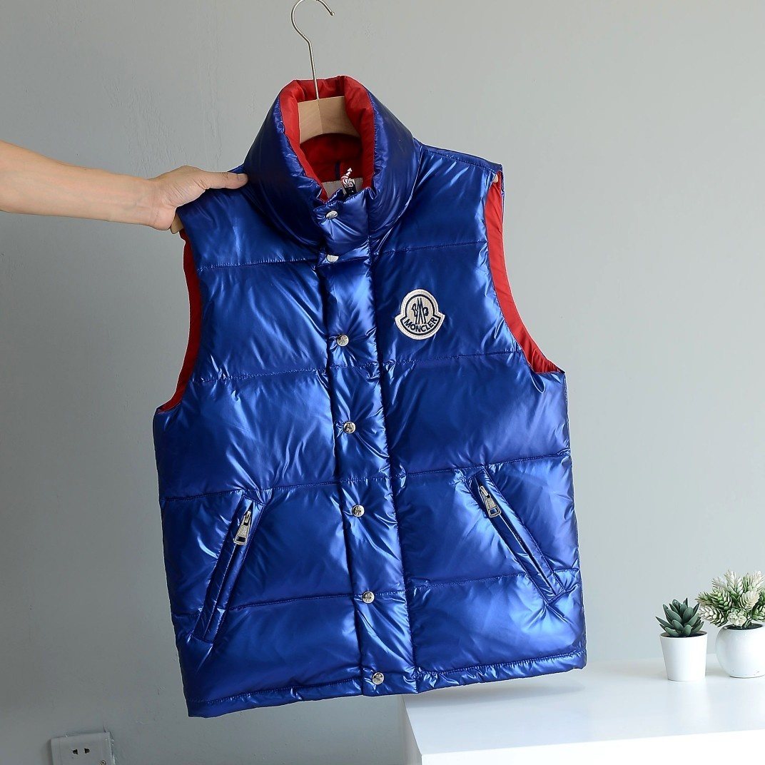 Moncler Glossy Quilted Down Vest