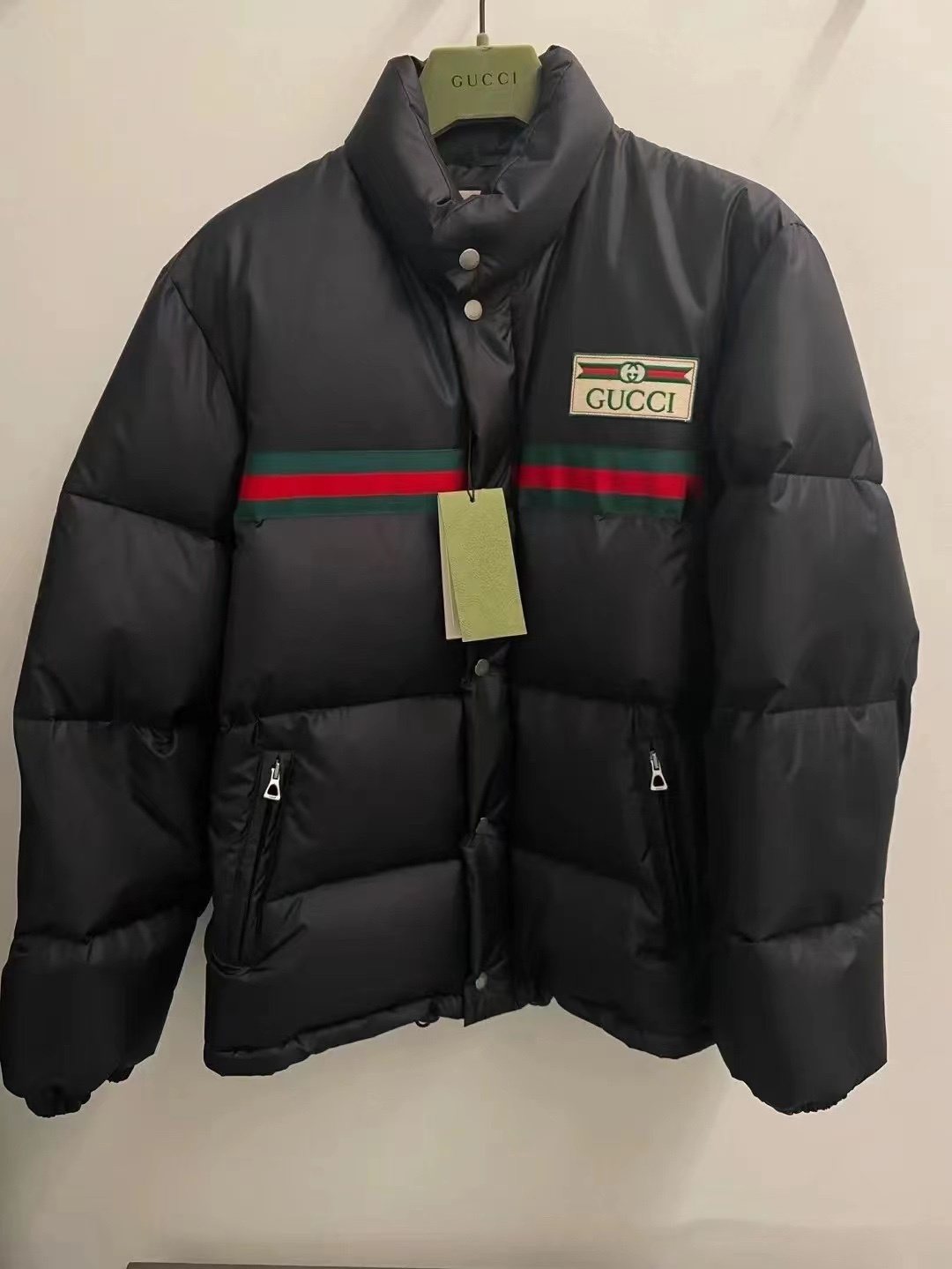 Gucci Black Quilted Puffer Jacket