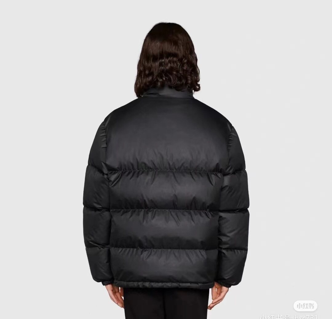 Gucci Black Quilted Puffer Jacket