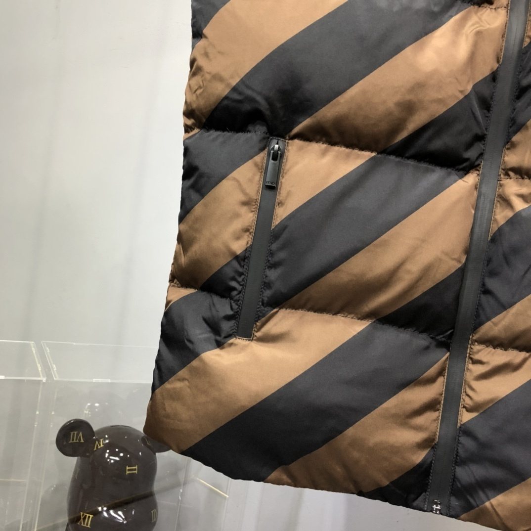 Fendi Reversible FF Monogram Down Vest
