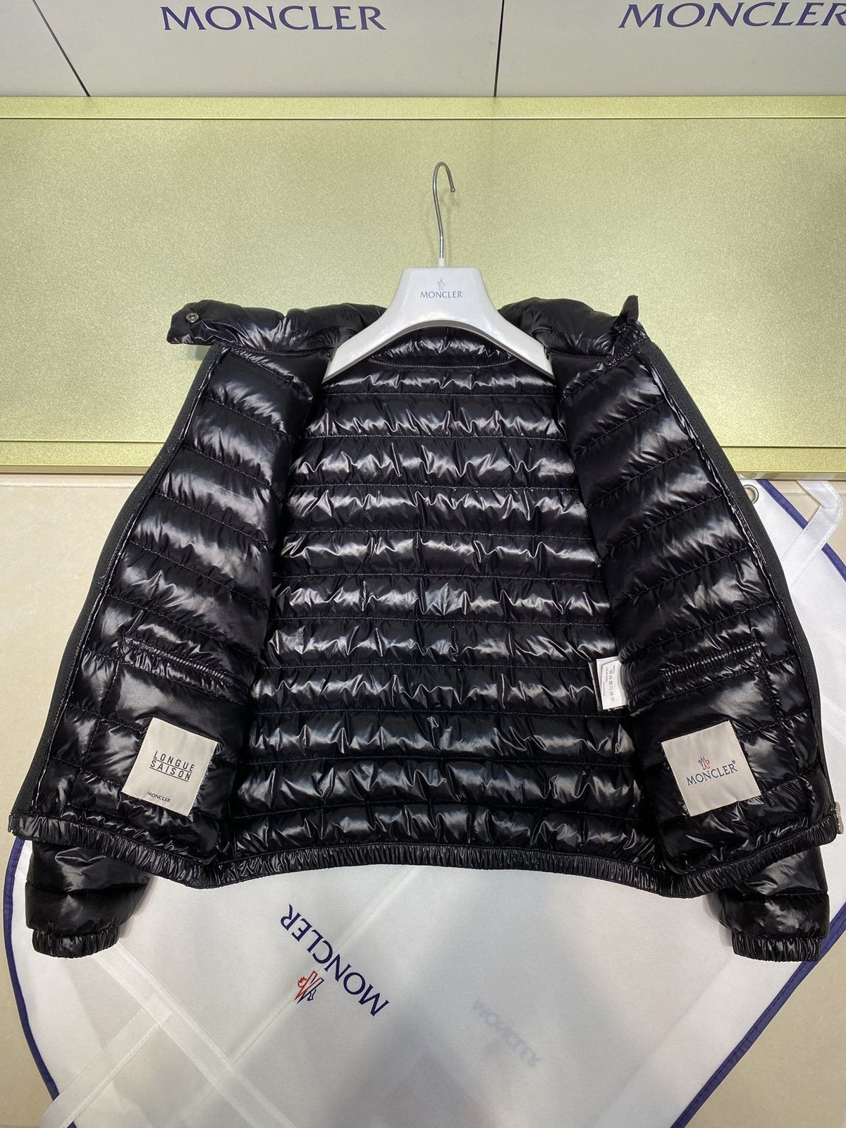 Moncler Women's Quilted Stand-Collar Short Down Jacket