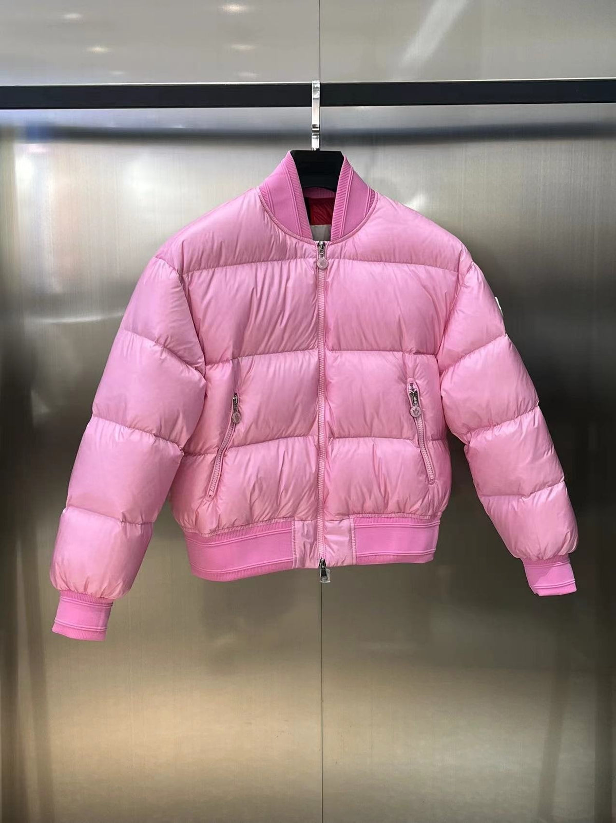 Moncler Quilted Cropped Puffer Coat
