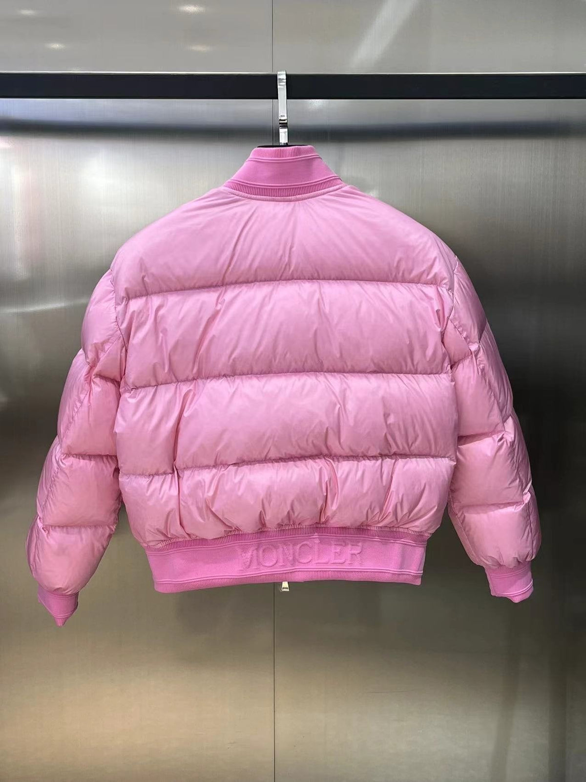 Moncler Quilted Cropped Puffer Coat