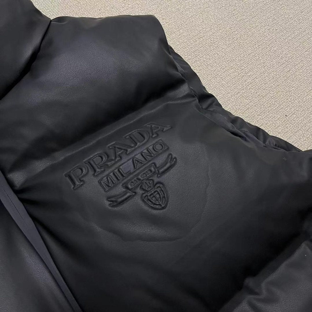 Prada Black Quilted Padded Vest