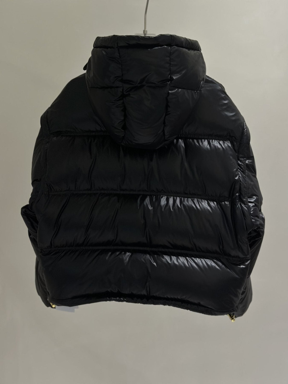 CELINE Down Coat Women's Convertible Hooded Puffer Coat