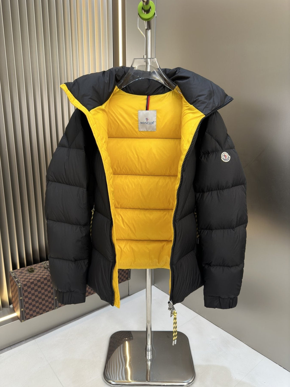 Moncler Reversible Quilted Goose Down Coat