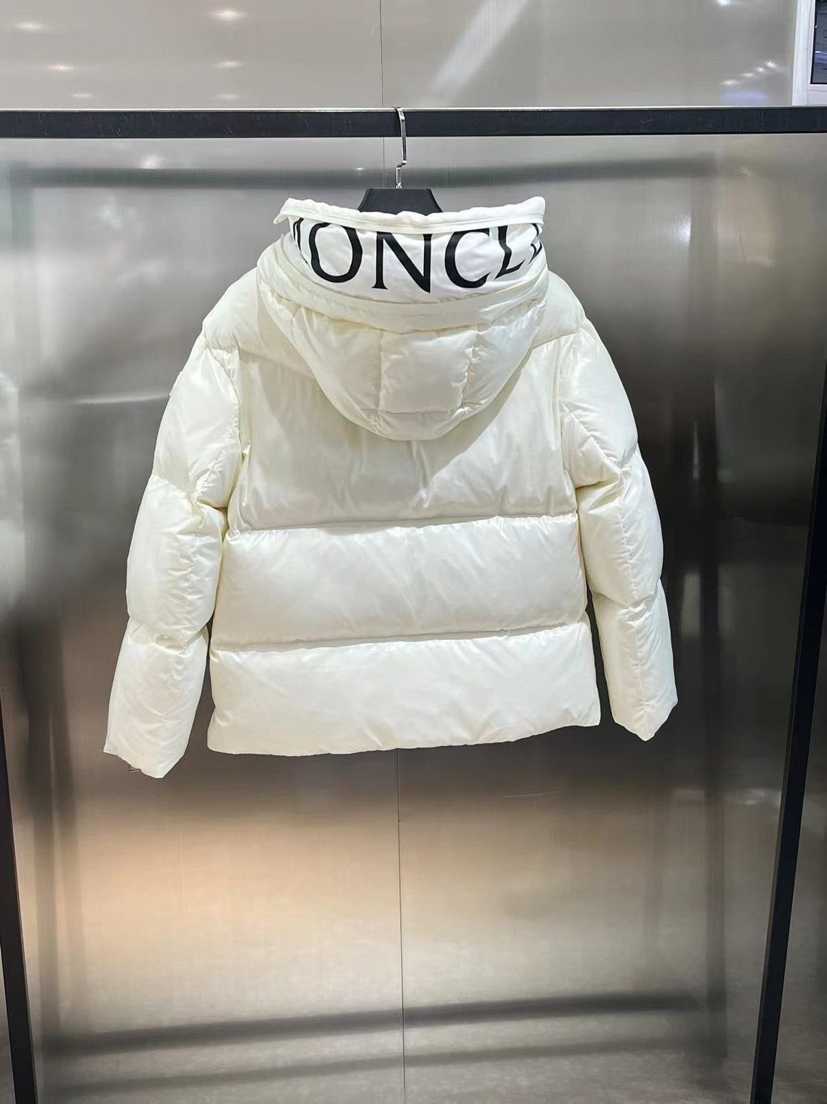 Moncler Women's Glossy Hooded Puffer Coat