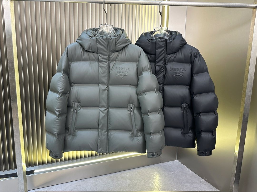 Prada Hooded Puffer Jacket