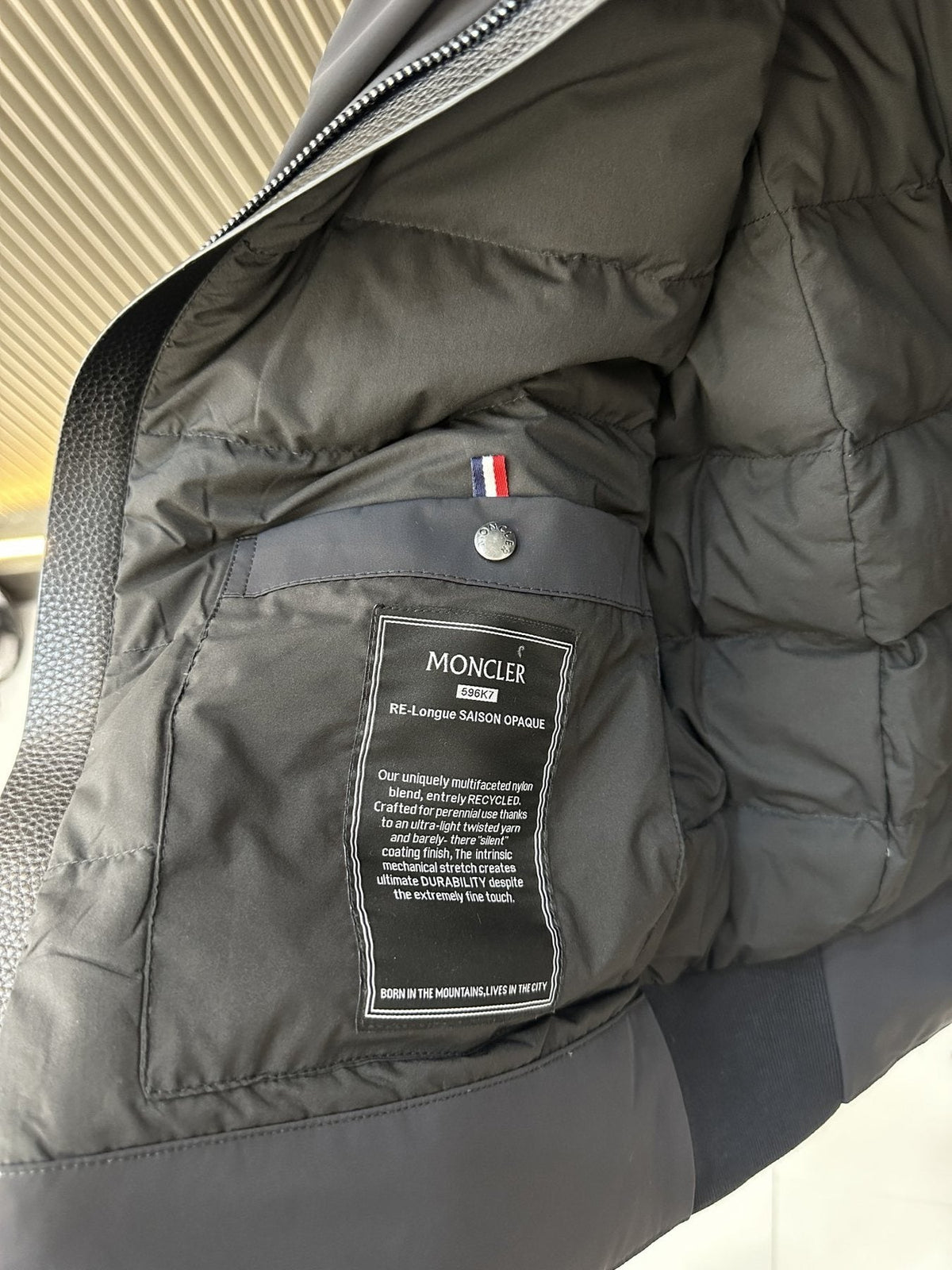 Moncler Padded Stand Collar Coat