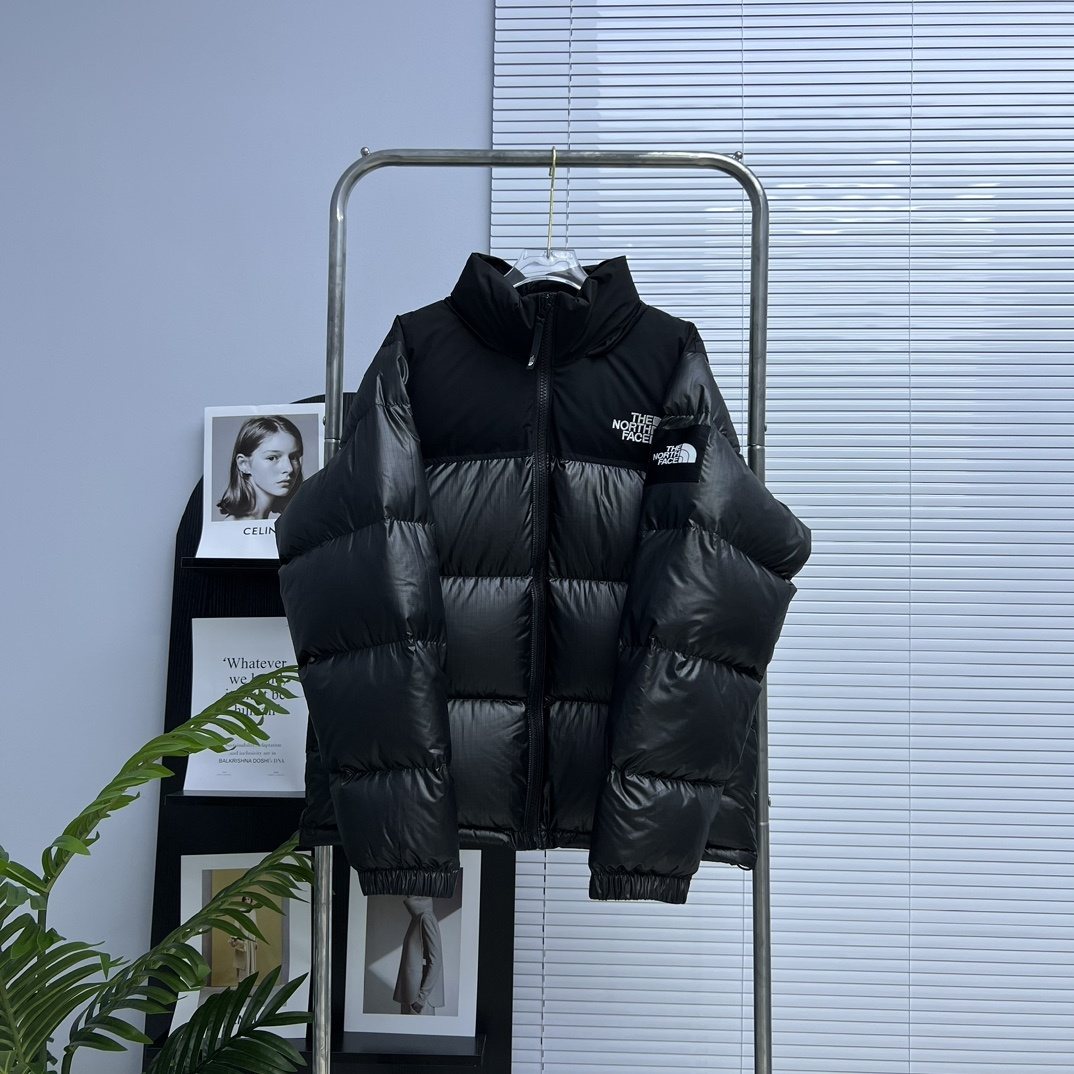 The North Face Color-Block Quilted Puffer Jacket