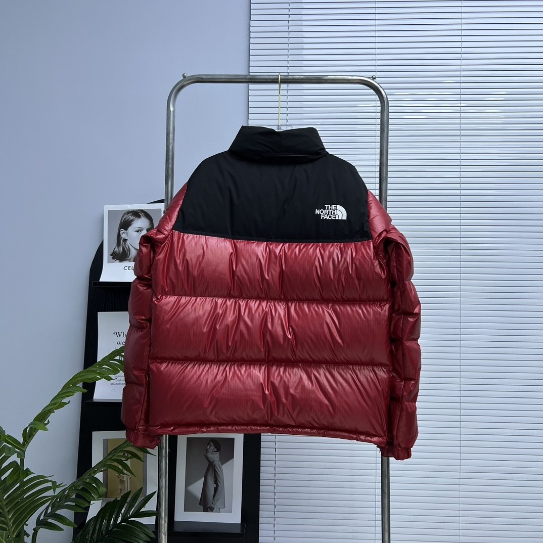 The North Face Color-Block Quilted Puffer Jacket