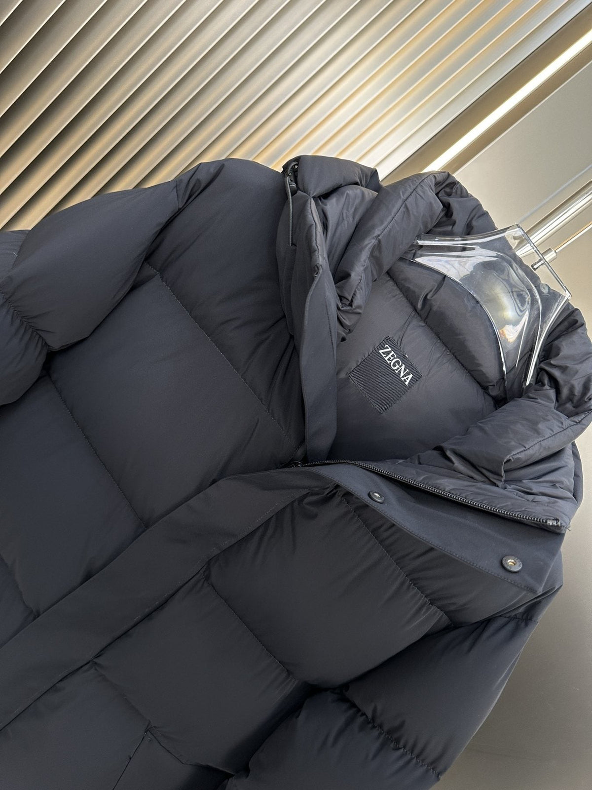 Zegna Hooded Quilted Puffer Coat