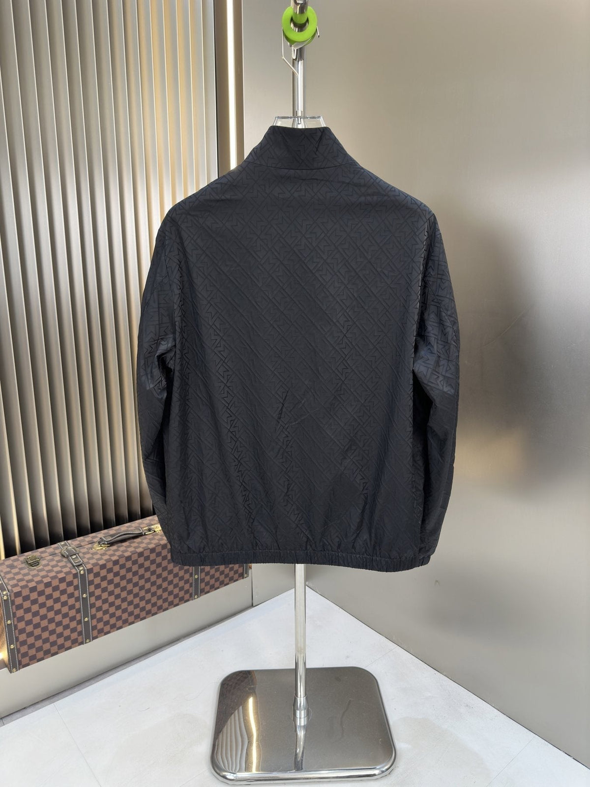 Moncler Reversible Geometric-Quilt Zip Jacket