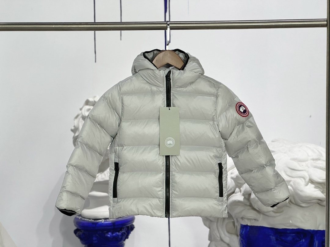 Canada Goose Kids' Hooded Quilted Down Jacket