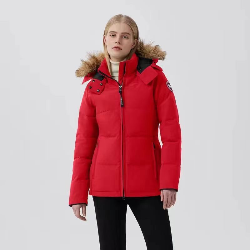 Canada Goose Women's Short Hooded Down Jacket