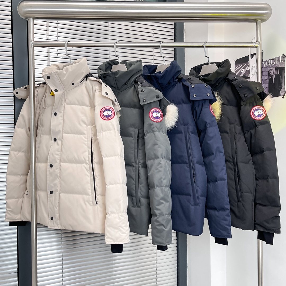 Canada Goose Fur-Trim Hood Puffer Jacket
