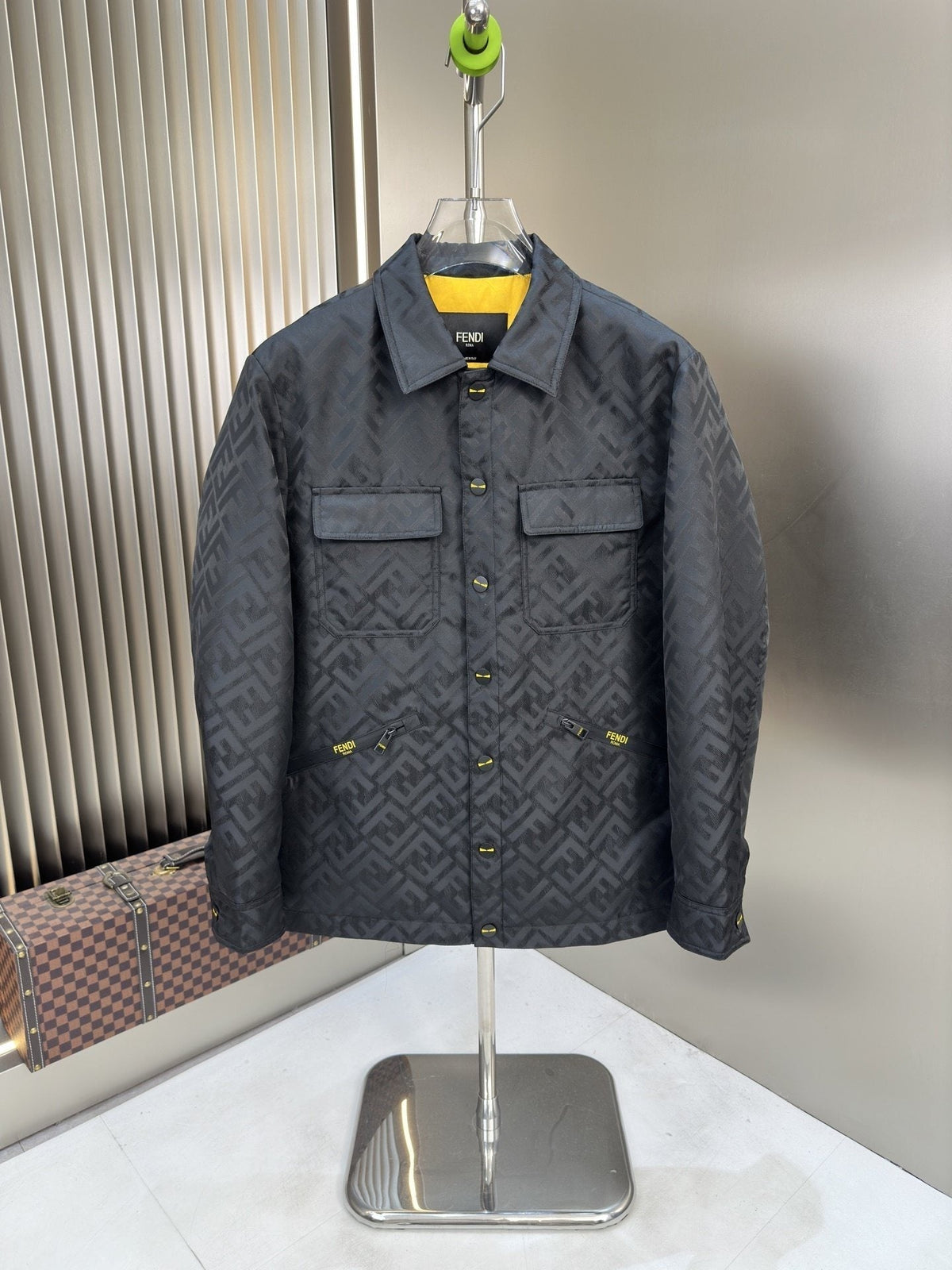 Fendi Quilted Monogram Jacket