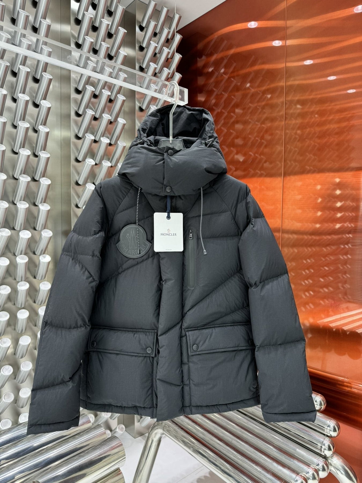 Moncler Hooded Quilted Puffer Coat