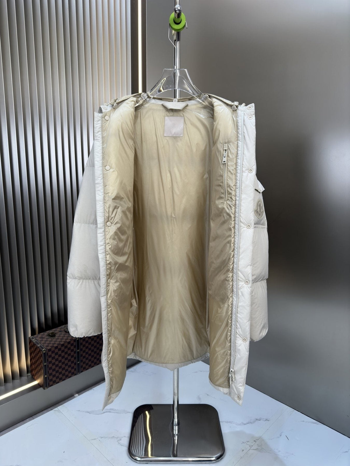 Moncler Hooded Long Puffer Coat
