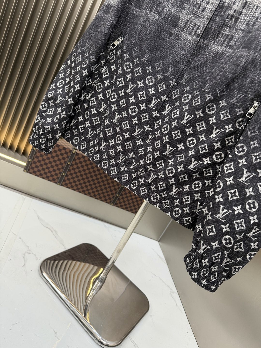 LV Gradient Monogram Hooded Windbreaker
