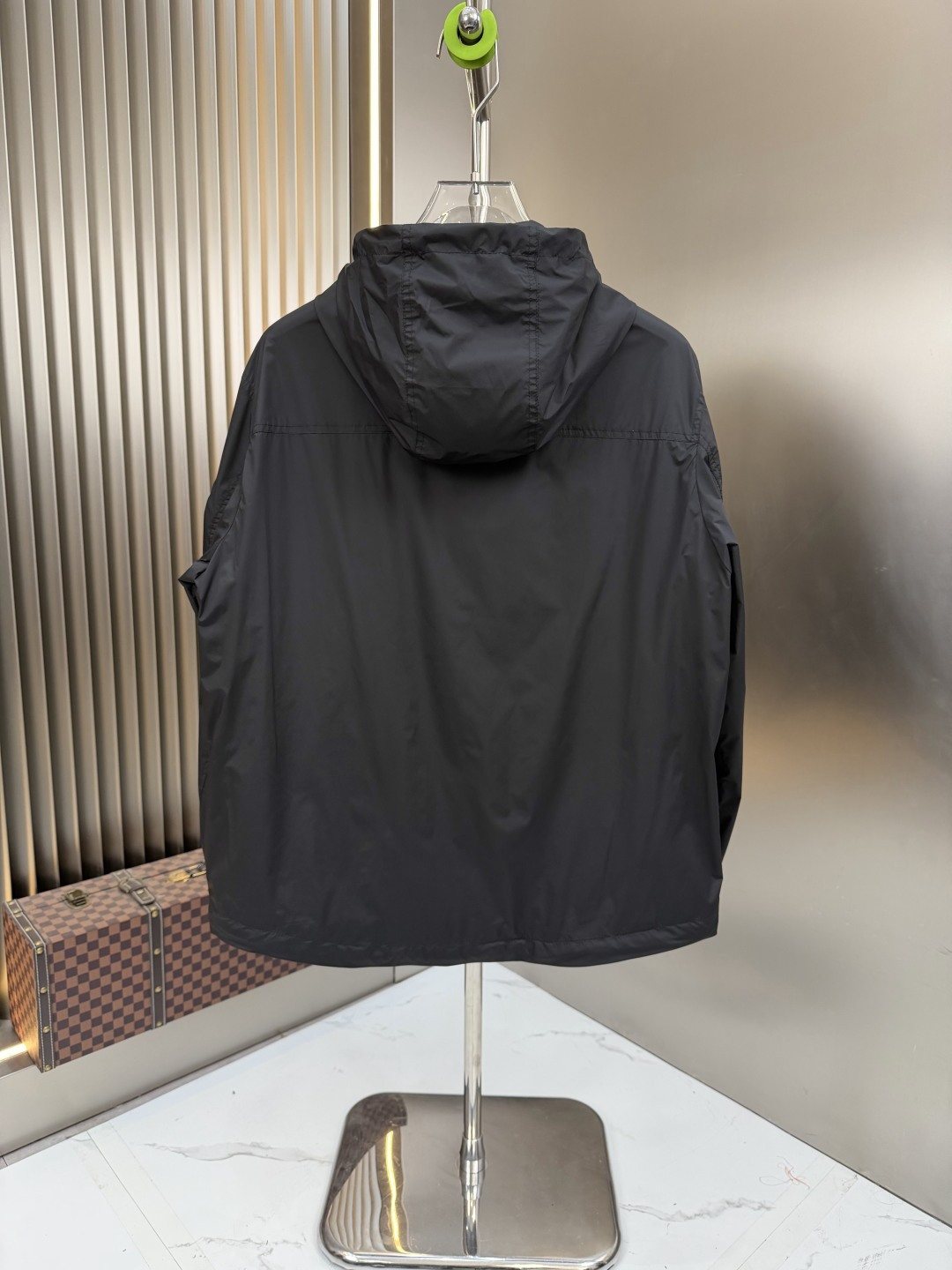 Prada Black Hooded Zip Jacket