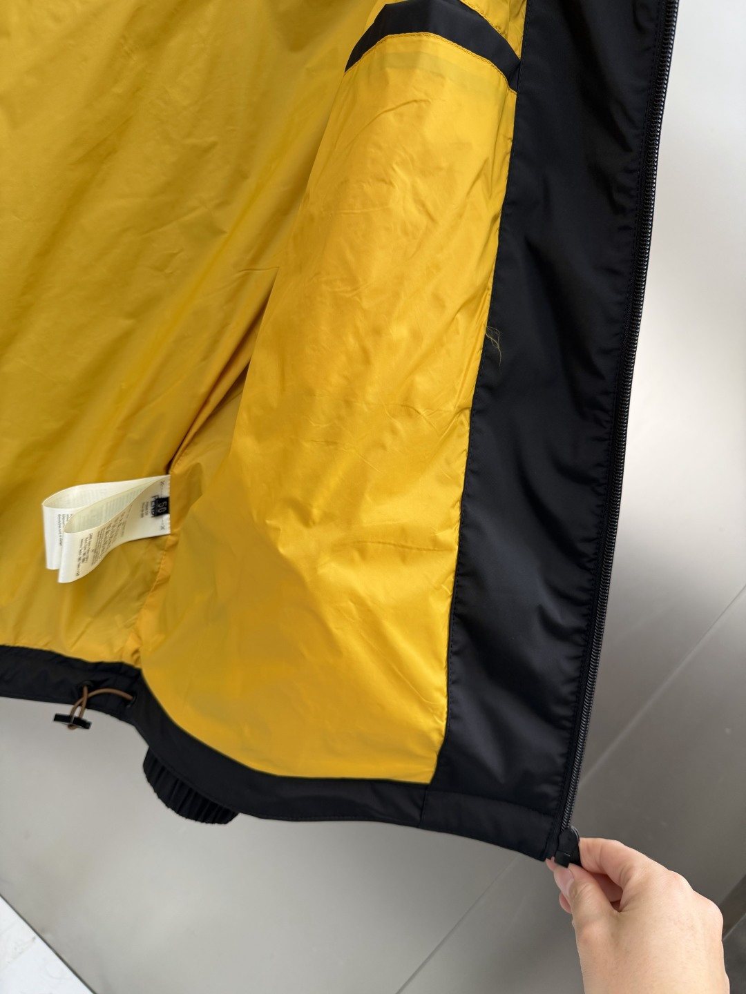 Fendi Black Hooded Zip-Front Jacket