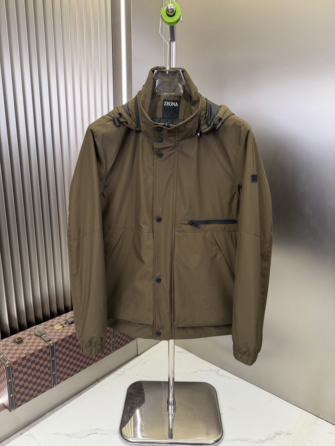 Zegna Hooded Utility Jacket
