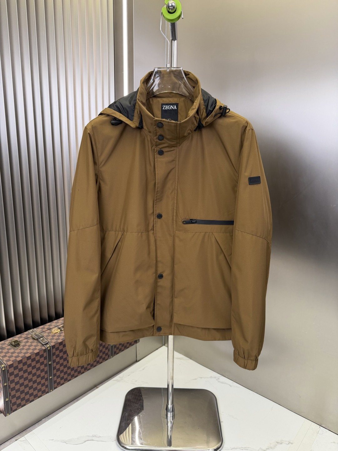 Zegna Hooded Utility Jacket