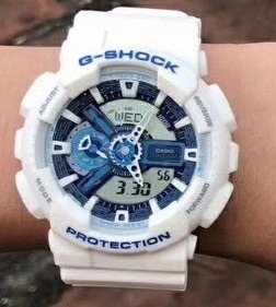 Casio White Blue Dial Watch