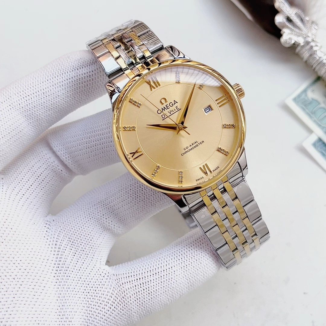 OMEGA Two-Tone Champagne Dial Watch