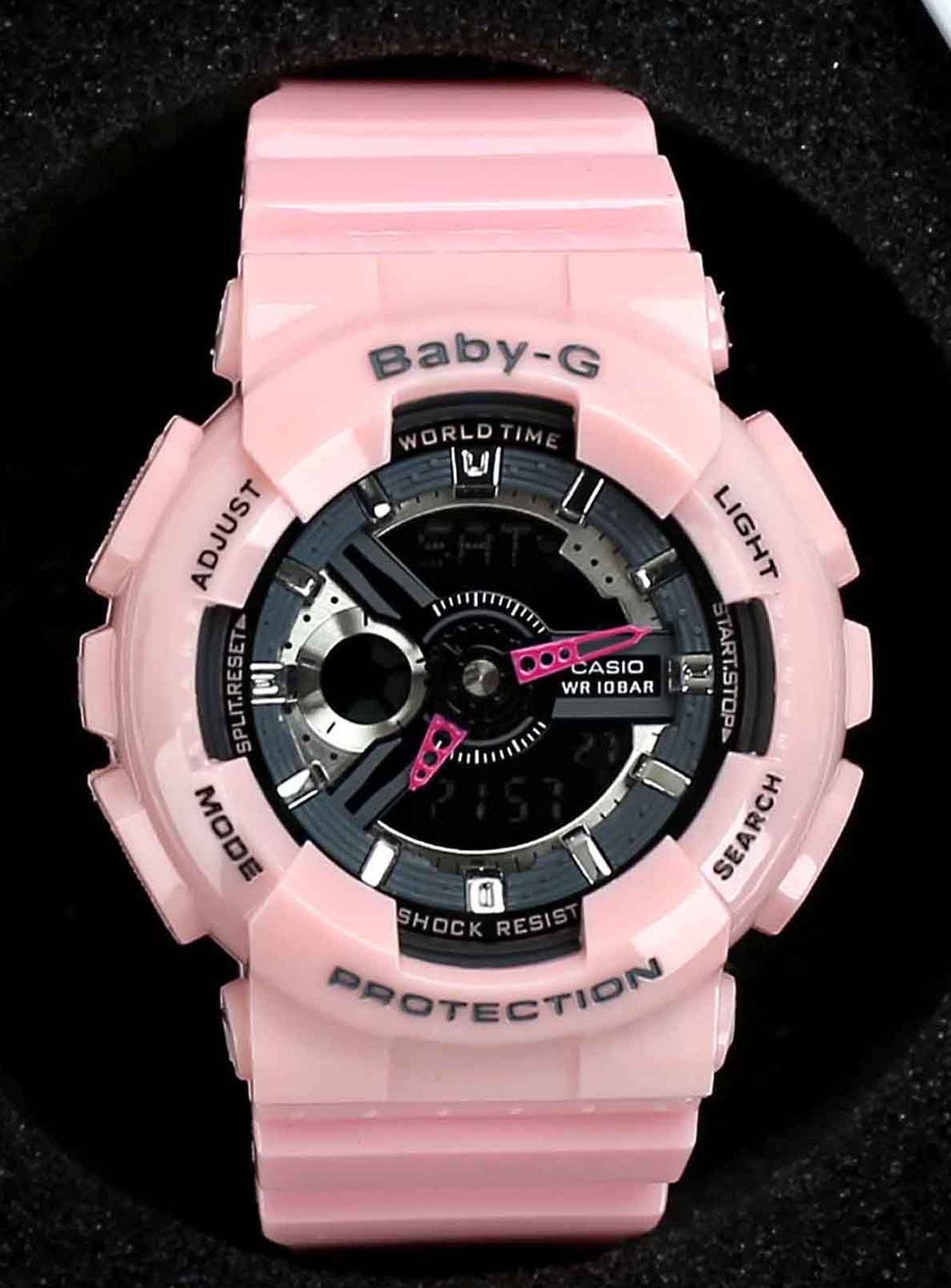 baby-g Pink Black Dial Watch