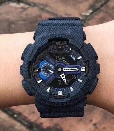 G-SHOCK Black Blue Dial Watch